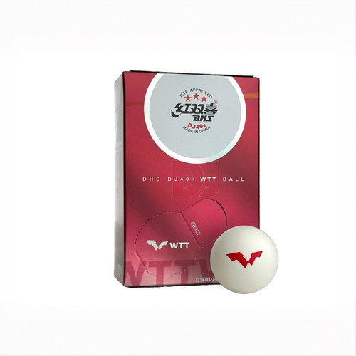 DHS DJ40+3 Star WTT Table Tennis Balls Pack of 6 | Table Tennis Empire