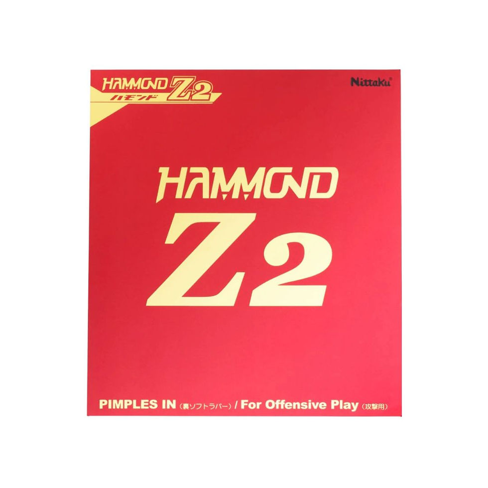 Nittaku Hammond Z2 Table Tennis Rubber
