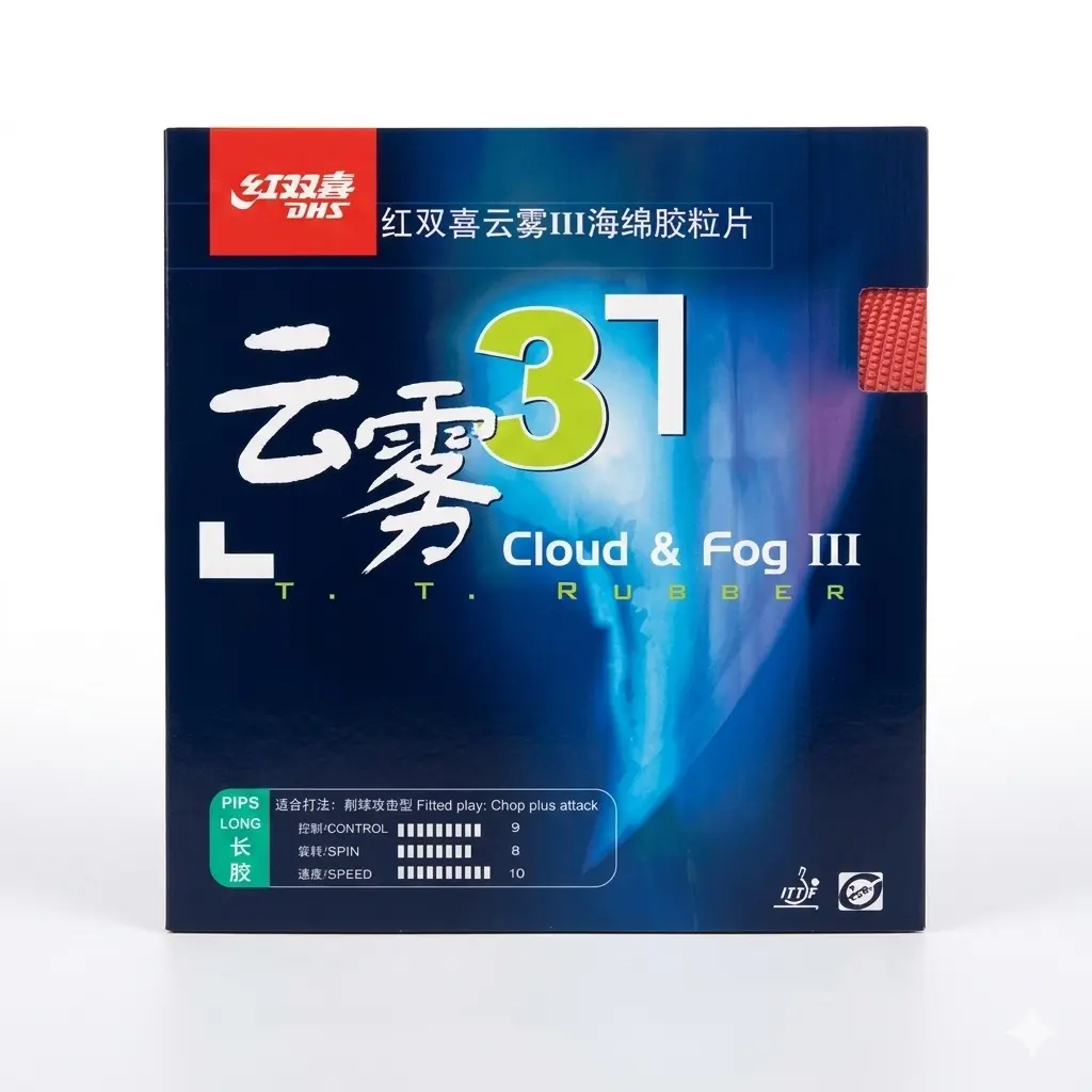 DHS Cloud & Fog 3 Table Tennis Rubber