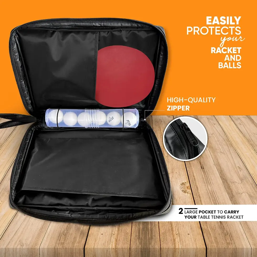 STAG VEGAN LEATHER SINGLE CHAIN TT RACKET COVER