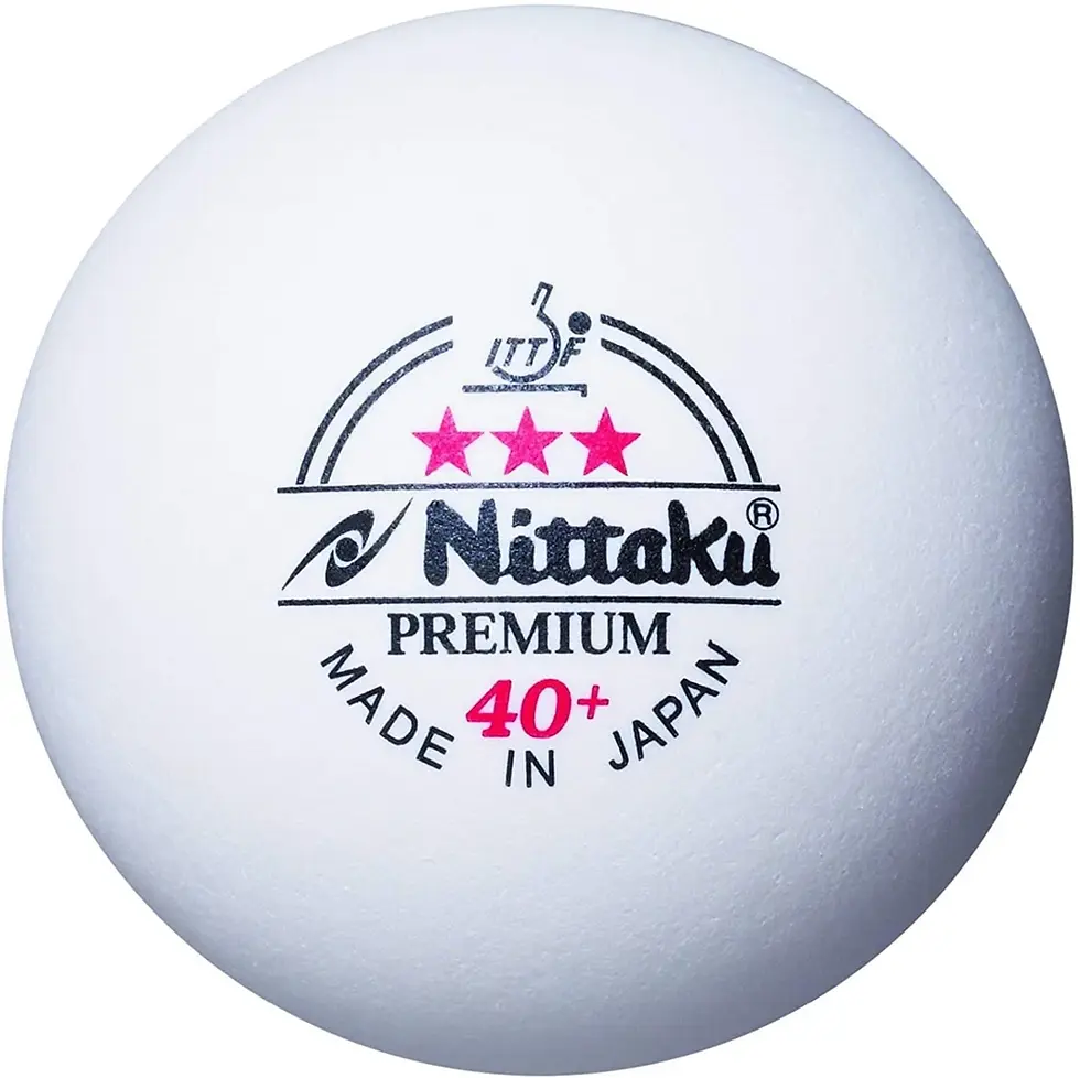 NITTAKU Premium 40+ 3 Star TT Ball (Pack Of 3)