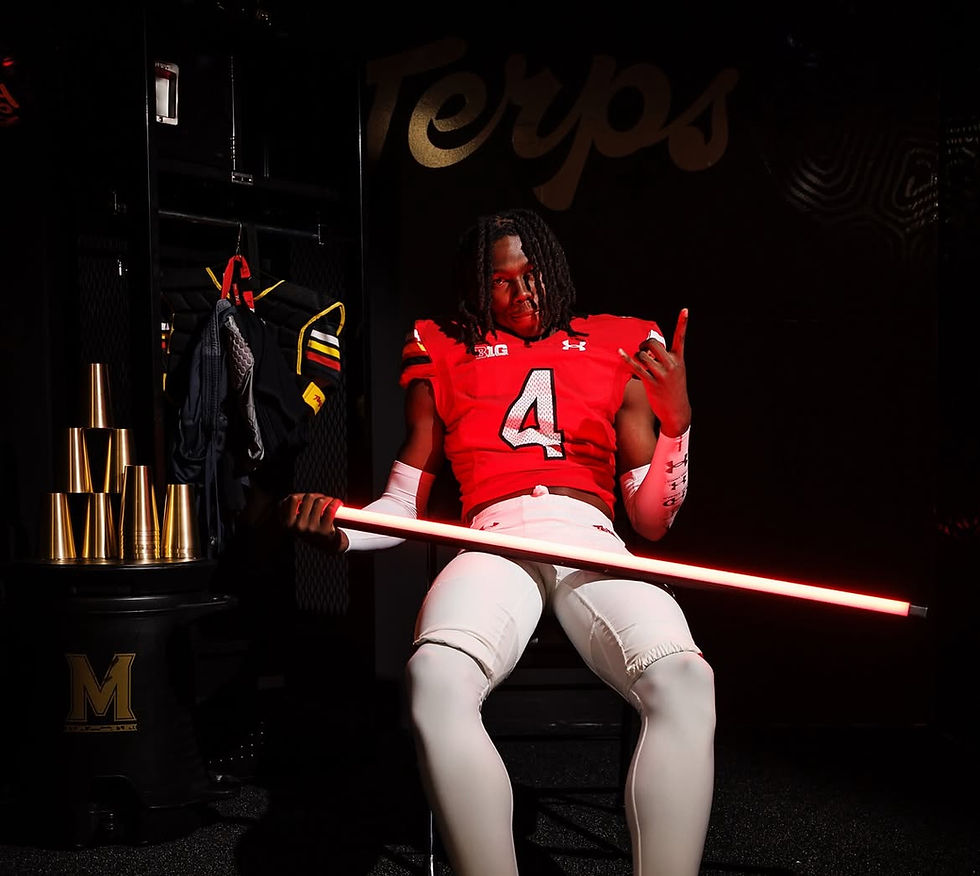 The impact: DeMatha safety Darrell Carey to Maryland