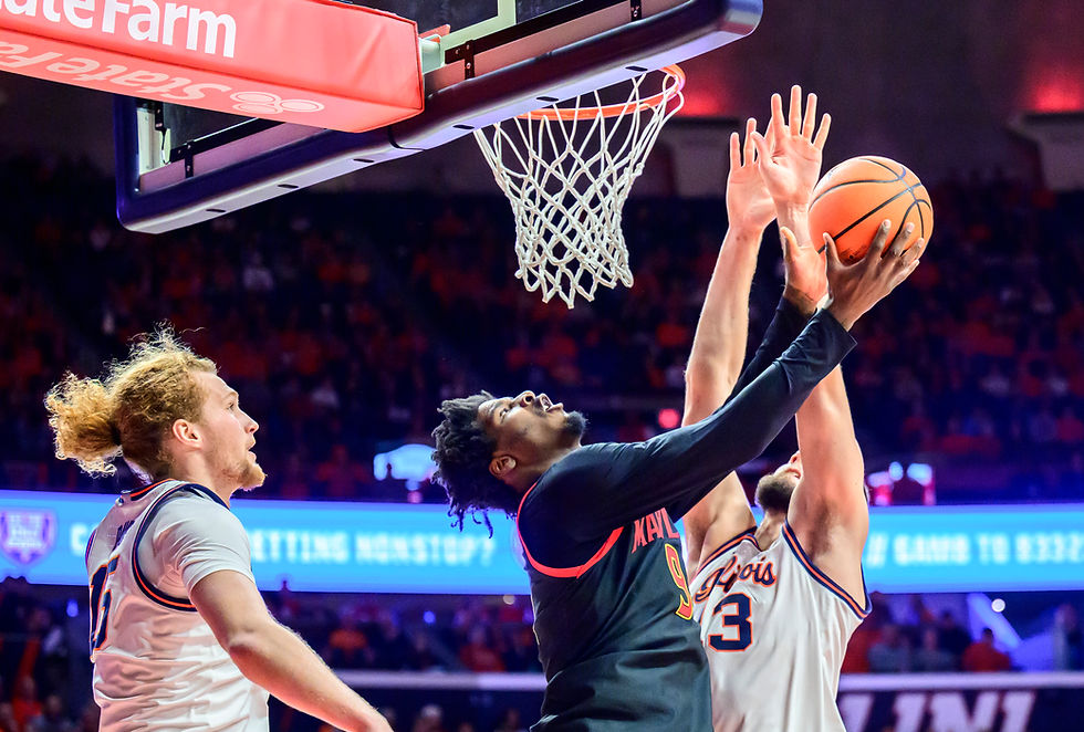 Maryland men's basketball suffers second half blowout in road loss vs. Illinois