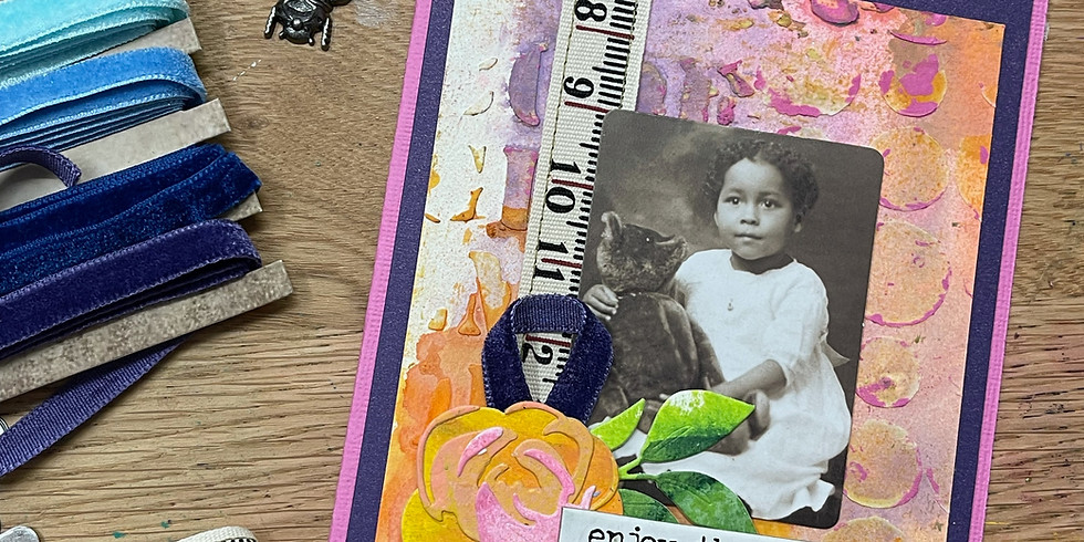Tim Holtz Inspired Greeting Card