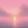 clean, calm, sky, horizon, orangey pink sun rise, more clouds, more painting like.jpg