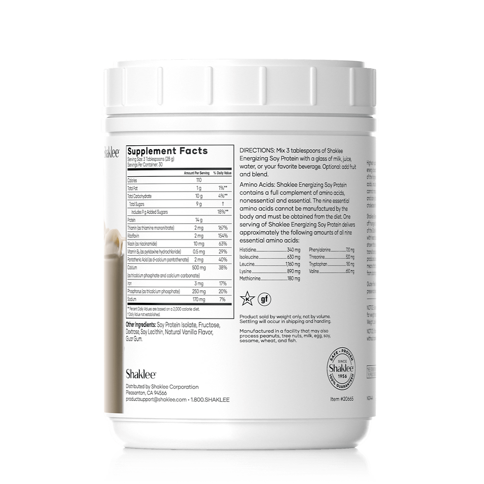 Thumbnail: Soy Protein - Vanilla or Chocolate