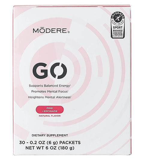 Modere GO - focus & energy drink | labelclean