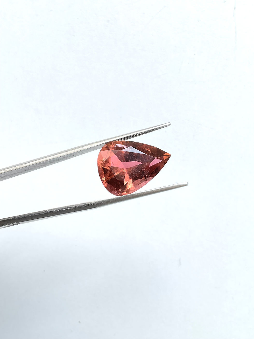 섬네일: 13.72 Carats Pink Peach Top Quality Pear Cut stone For Jewelry Natural Gemstone
