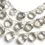 Thumbnail: Smoky Quartz Faceted Cushion 1 Strand 14mm to 17mm Natural Gemstone Beads