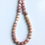섬네일: Pink Opal Plain Balls Natural Gemstone Necklace