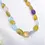 섬네일: Mixed Gemstone Plain Tumble 18 Inches Necklace l Natural Mixed Gems Plain Tumble