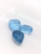 Blue Topaz Carving Top Quality Natural gemstone Top Shape Jewellery Making