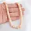 섬네일: Pink Opal Faceted Rondelle Beads I 8mm to 9mm Natural Pink Opal Faceted Beads