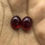 Thumbnail: Ruby Cabochon Gemstone Pair, ruby earrings/ rings jewelry making, natural