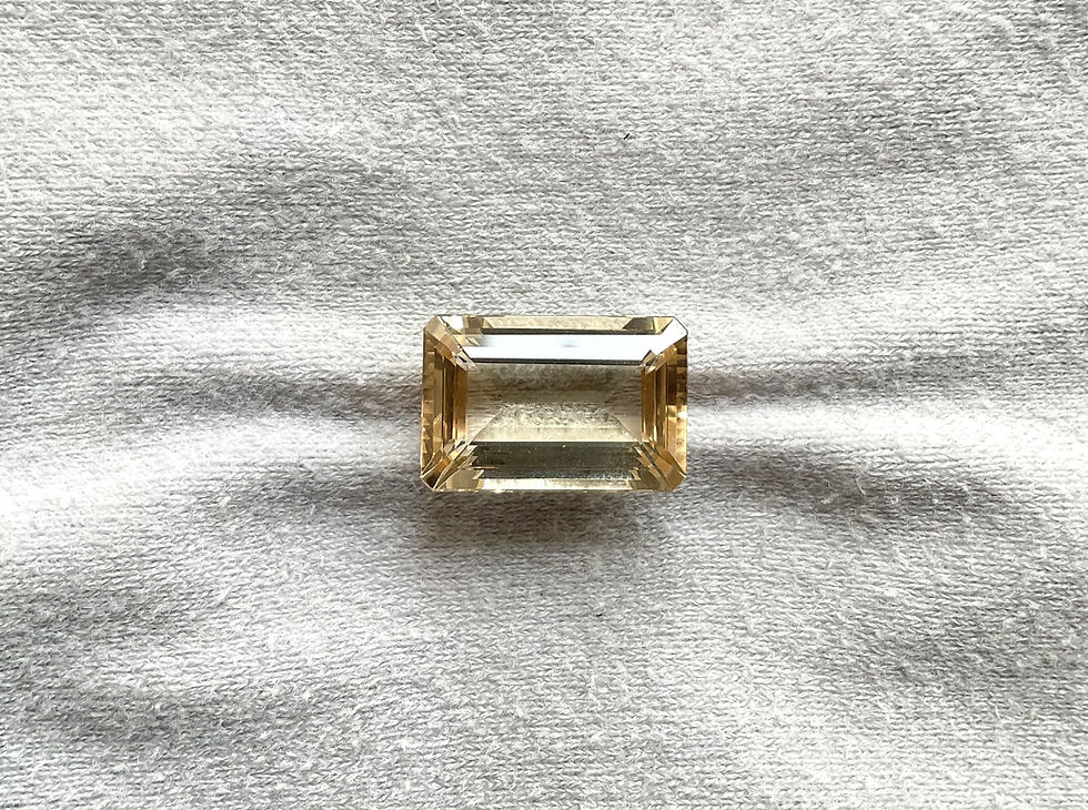 Miniatura: 11.84 Carats Peach Tourmaline Octagon Faceted Top Quality Cut stone Natural Gem