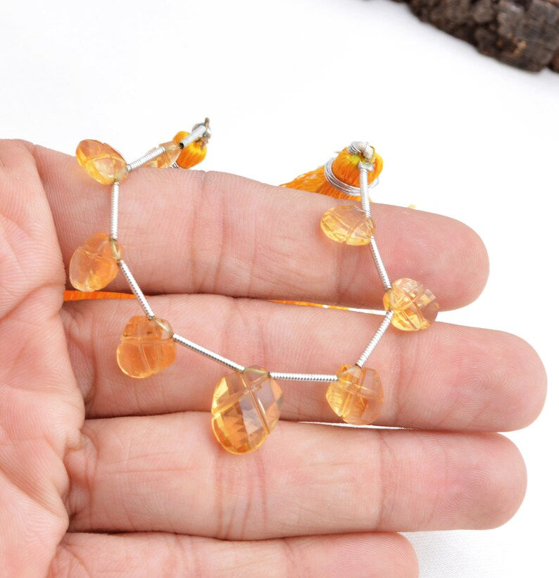 الصورة المصغرة: Citrine Carving Fancy Shape Natural Gemstone, Gemstone For Jewelry