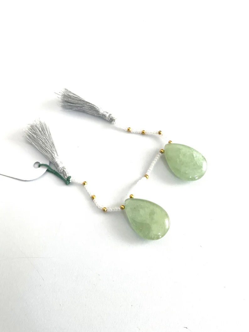 Thumbnail: Aquamarine Pear Pair Natural Gemstone For Jewelry