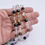 Thumbnail: High Quality Multi Gemstone Faceted Ball 1 Strand Gemstone Beads