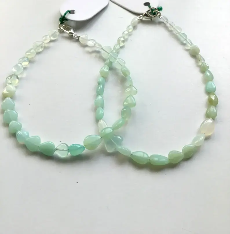 縮圖：Blue Opal Fancy Beads Gemstone Bracelet