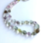 Mixed Gems Faceted Oval Beads Gemstone Necklace