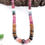 サムネイル： Multi Tourmaline 6mm to 9mm Checker Cut Beads 1 Strand Natural Gemstone Jewelry