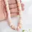 섬네일: Pink Opal Faceted Rondelle Beads I 12mm to 18mm Natural Pink Opal Faceted Beads
