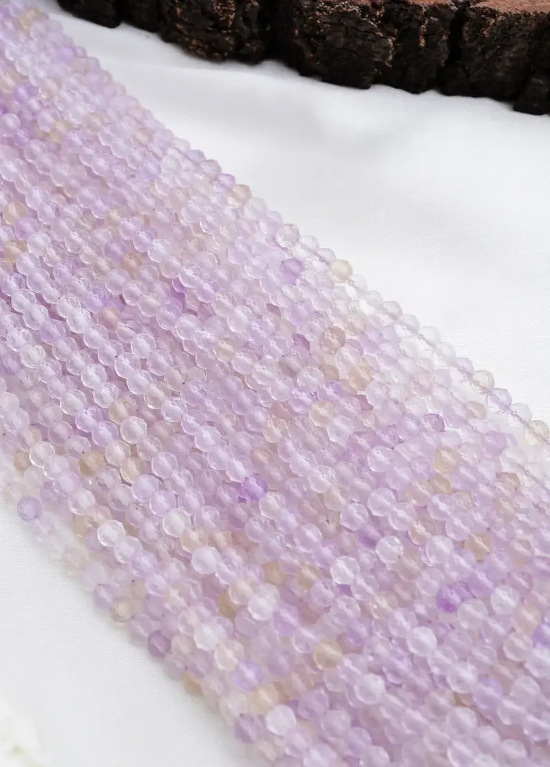 Miniatura: Natural Ametrine Faceted Beads Gemstone For Jewelry
