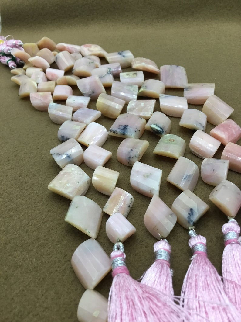 Miniature : Closeout Sale price Pink Opal Fancy 6 strands full hank wholesale closeout deal
