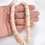 섬네일: Pink Opal Faceted Rondelle Beads I 9mm to 11mm Natural 16 Inches Pink Opal