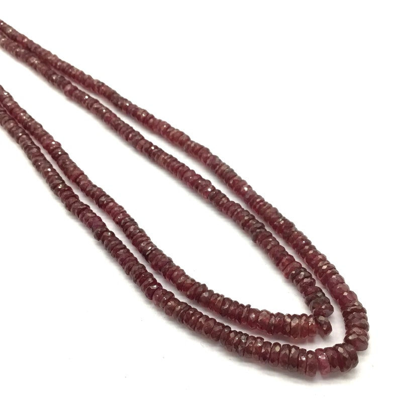 Miniatura: Ruby Faceted Beads Top quality Natural Gemstone Beads