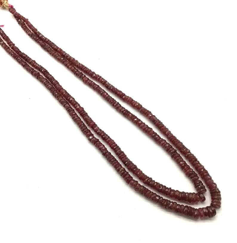 Miniatura: Ruby Faceted Beads Top quality Natural Gemstone Beads