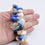 サムネイル： Multiple Mixed Gems Faceted Drops 8 Inches Gemstone Jewelry Beads