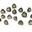 縮圖：Smoky quartz Trillion Cut Stones Loose 15Pieces 126carats size-13x13 to 16x16MM