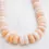 섬네일: Pink Opal Faceted Rondelle Beads I 9mm to 11mm Natural 16 Inches Pink Opal