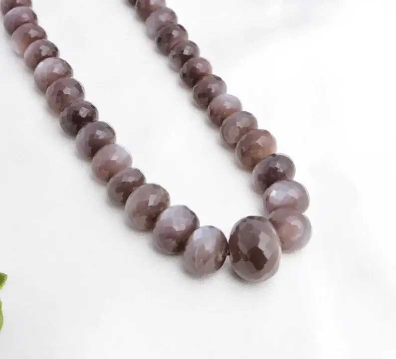 Miniatura: Chocolate Moonstone Faceted Ball 11mm to 20mm Beads Natural Gemstone