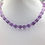 Miniatura: Pink Amethyst Faceted Drops Beads Necklace 220.00 Carats Natural Pink Amethyst