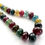 Miniatura: Multi Tourmaline Plain Beads Natural Gemstone Necklace