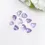 Thumbnail: Natural Pink Amethyst Faceted Fancy Trillion Loose Gemstones