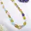 섬네일: Mixed Gemstone Plain Tumble 18 Inches Necklace l Natural Mixed Gems Plain Tumble