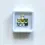 Thumbnail: 4.90 carats mix match tourmaline pair , 5x5 MM multi color tourmaline square