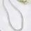 Thumbnail: Natural Green Amethyst 9mm Smooth Balls Gemstone Necklace, 1 Strand