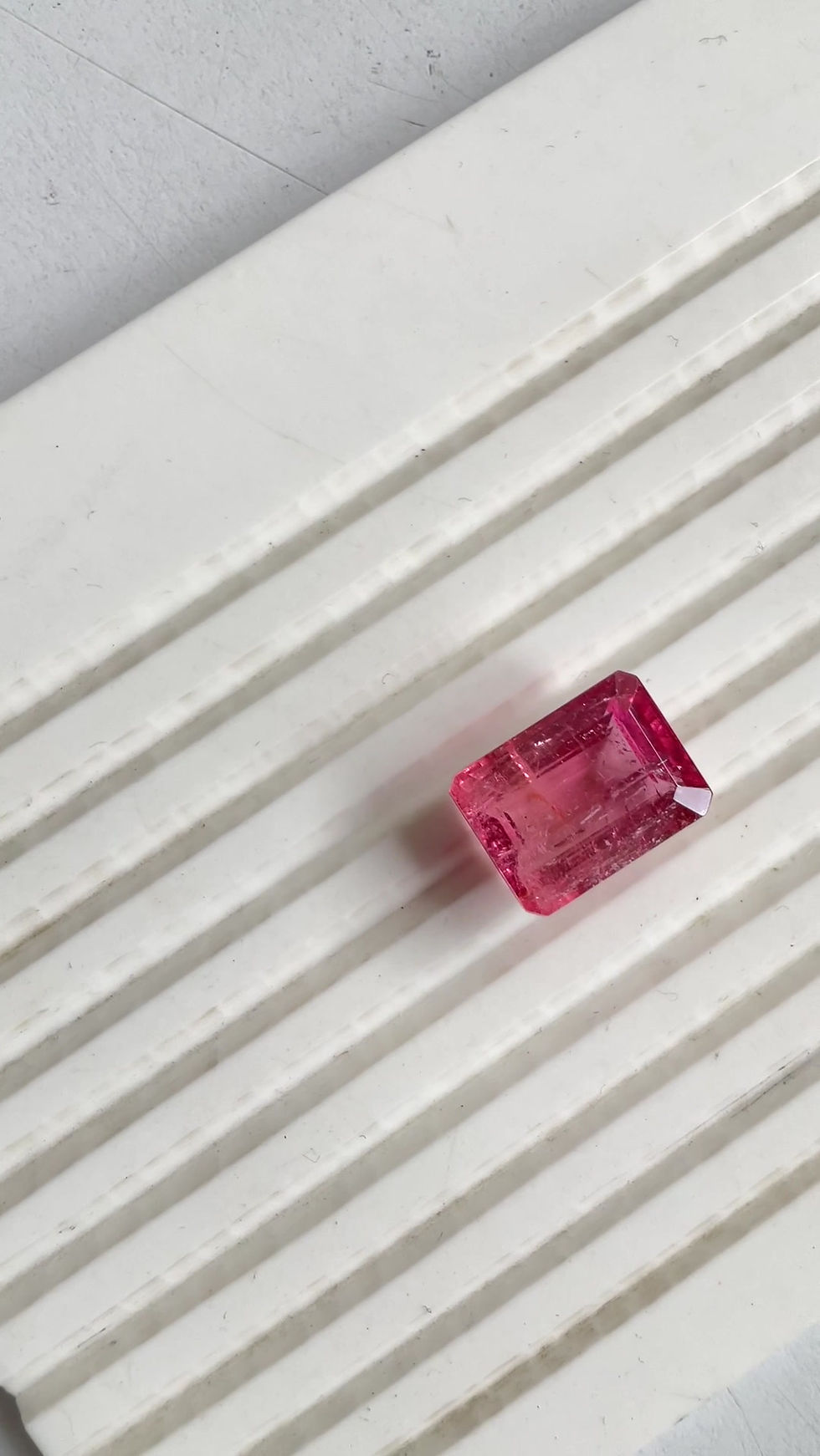 Miniatura: 14.67 Carats Pink Tourmaline Octa Faceted Cut stone Top Quality Natural gemstone