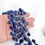Miniatura: Natural Lapis Lazuli Faceted Pear Beads Gemstone