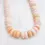 섬네일: Pink Opal Faceted Rondelle Beads I 9mm to 11mm Natural 16 Inches Pink Opal