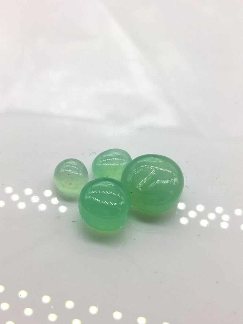 Thumbnail: Chrysoprase Tumble Gemstone For Jewelry