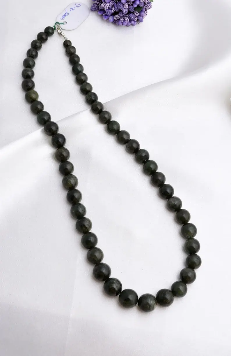 Thumbnail: Agate Plain Ball Beads 7mm To 14 mm  l 21 Inches Natural Agate Gemstone Beads