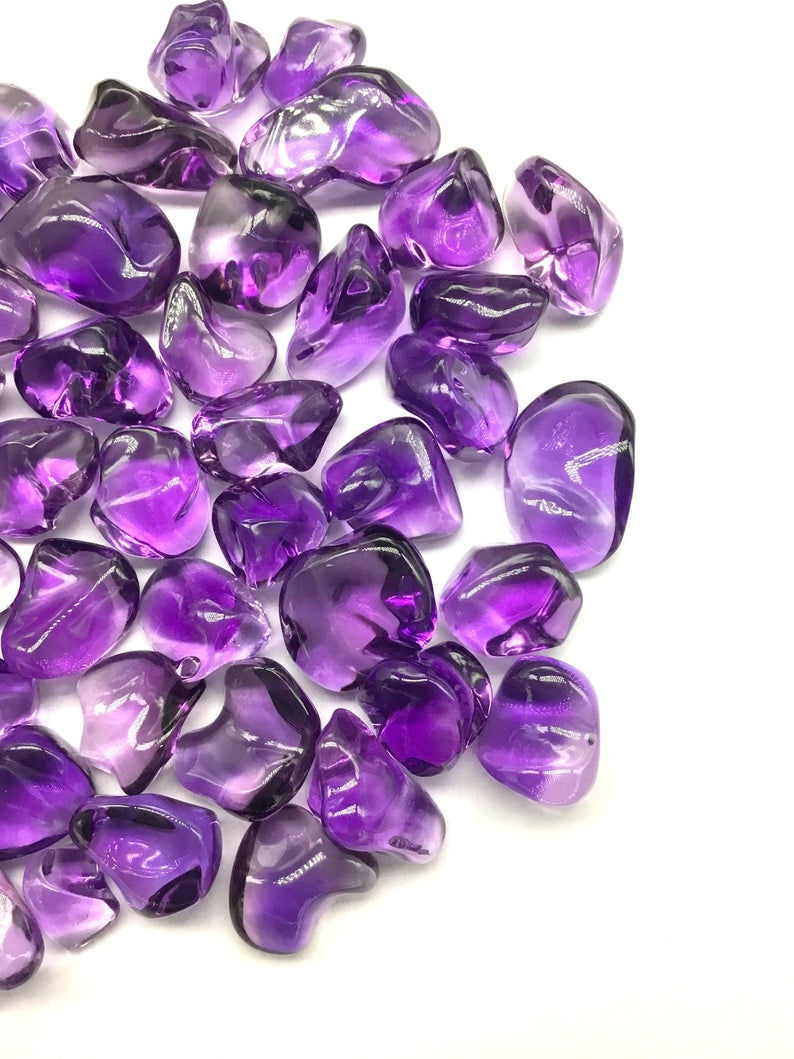 Miniatura: Amethyst Tumble Plain Natural gemstone