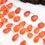 Thumbnail: Carnelian Faceted Pear Beads 8 Inches Natural Gemstone Beads