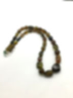 섬네일: Multi Tourmaline Plain Tumble 16'' Lock Gemstone Necklace Tourmaline Necklace