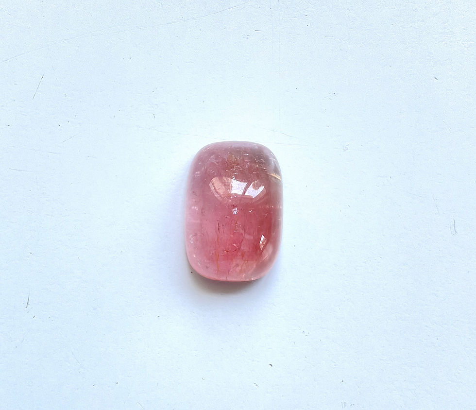 Miniatura: 76.24 Carats Burmese Tourmaline cabochon plain for Fine Jewelry Natural Gemstone